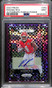 2023 Panini Prizm Autographs Purple Power 350 Rashee Rice RC Auto 23/49 PSA 9