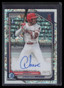 2024 Bowman Chrome Autographs Sparkle Refractor Christian Moore RC Auto 23/71