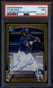 2025 Bowman Chrome Autographs Gold Refractor Zyhir Hope Rookie Auto 30/50 PSA 9