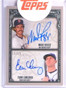 2016 Topps Museum Wade Boggs Evan Longoria autograph auto #D15/15