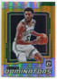 2021-22 Donruss Optic Elite Dominators Gold Refractor 12 Jayson Tatum 9/10