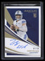 2021 Immaculate Collegiate Autographs Gold 103 Zach Wilson Rookie Auto 7/10