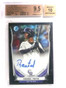 2014 Bowman Chrome Black Refractor Raimel Tapia auto rc #D83/99 BGS 9.5