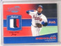 2002 Playoff Piece Of The Game Platinum John Smoltz Jersey Patch #D04/25