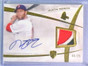 2014 Topps Supreme Dustin Pedroia Patch Jersey Autograph Auto #04/25 #APRDP