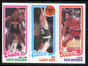 1980-81 Topps 49 146 Junior Bridgeman 198 Ron Brewer 31 Larry Bird TL Rookie