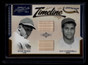2011 Prime Cuts Timeline Material 3 Stan Musial Roy Campanella Dual Bat 6/25