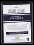 2018 Panini National Treasures Game Gear Button George Springer Button Auto 6/8