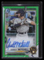 2021 Bowman Chrome Autographs Green Refractor Garrett Mitchell Rookie Auto 5/99