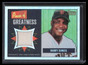 2005 Bowman Heritage Pieces Greatness Rainbow Barry Bonds Uniform Jersey 11/51