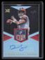 2017 Panini XR 3 DeShone Kizer Rookie Laundry Tag NFL Shield Patch Auto 1/1