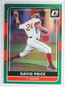 2016 Donruss Optic Green Prizm Parallel David Price #D2/5 #120