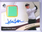 2014 SP Authentic Golf Limited Autograph Swatch Shirt David Duval #/100