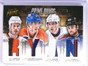 2013-14 Panini Prime Quads Ryan Getzlaf Nugent-Hopkins Strome patch #/10