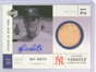2001 Upper Deck Legends of New York Roy White autograph auto bat #RW