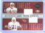 2004 Leaf Limited Common Threads Jerry Rice Anquan Boldin Jersey #26/50 #CT26