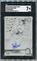2018 Bowman Chrome Draft Printing Plate Black Ryder Green Rookie Auto 1/1
