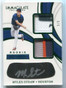 2019 Immaculate Matinee Green Myles Straw Rookie Dual Laundry Tag Patch Auto 5/5