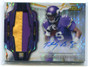 2014 Finest Autographs Pulsar Refractor Teddy Bridgewater Rookie Patch Auto 7/25