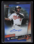 2019 Finest Autographs Blue Refractor FACM Cedric Mullins Rookie Auto 119/150