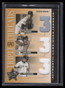 2001 Leaf Rookies Stars Triple Thread Garciaparra Ramirez Martinez Jersey 10/100