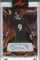 2023 Leaf Vibrance Prismatic Orange bajt1 Justin Tucker Auto 4/6