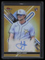 2022 Finest Autographs Gold Refractor FAJL Josh Lowe Rookie Auto 10/50