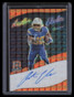 2023 Panini Spectra Colorgraphs Neon Orange 6 Austin Ekeler Auto 9/10