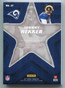 2017 Panini Kickoff Pro Bowl Memorabilia Cracked Ice 21 Johnny Hecker Pylon 8/25
