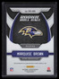 2019 Certified Roll Call Signature Mirror Purple Marquise Brown Rookie Auto 6/10