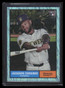 2024 Topps Archives Aqua Sparkle Foilboard 44 Jackson Chourio Rookie 75/75