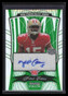 2009 Bowman Sterling Green Refractor Autographs 175 Michael Crabtree RC Auto /10