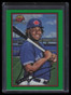 2019 Bowman Chrome 30th Anniversary Green Refractor Vladimir Guerrero Jr RC 2/99