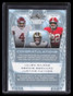 2024 Leaf Trinity Triple Autographs Platinum Haynes Bernard Milroe RC Auto 10/25