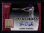 2024 Leaf Lumber Signature Sticks Red ssld1 Lenny Dykstra Bat Auto 3/3