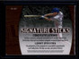 2024 Leaf Lumber Signature Sticks Red ssld1 Lenny Dykstra Bat Auto 3/3