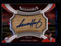 2006 Sweet Spot Veteran Signatures Bat Barrel Blue Ink Aaron Harang Auto 8/10