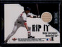 2001 Fleer Premium Grip It Rip Pedro Martinez Garciaparra Dual Bat Ball 18/100