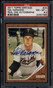 2011 Topps Heritage Real One Autographs HN Hal Naragon Auto PSA 8.5 NM-MT+