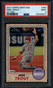 2017 Topps Heritage 450b Mike Trout Action SP PSA 9 MINT