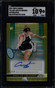 2024 Topps Chrome Autographs Gold Refractor Ashlyn Krueger Auto 45/50 SGC 9