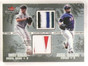 2005 Fleer Platinum Scott Kazmir Johan Santana Nameplates Patch /25 NPDSKJS
