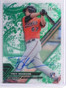 2017 Topps High Tek Green Trey Mancini Rookie Autograph auto #D19/75