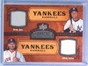 2008 UD Ballpark Collection Dual Swatch Derek Jeter Johnny Damon Jersey #200