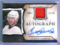 2020 Leaf In The Game Used Hockey Claude Lemieux Jersey Autograph Auto #25/40