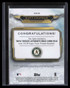 2019 Topps Triple Threads Autograph AUJRMC Matt Chapman Jersey Auto 71/75