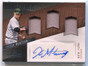2017 Absolute Premiere Materials Jordan Montgomery RC Triple Jersey Auto 73/99