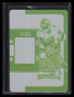 2021 Panini Contenders Optic Printing Plate Yellow 21 Calvin Ridley 1/1