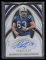 2022 Immaculate Collection Marks of Greatness 14 Jeff Saturday Auto 35/49