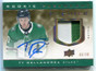 2020-21 UD Premier Paramount Autograph PTD Ty Dellandrea Rookie Patch Auto 66/99
